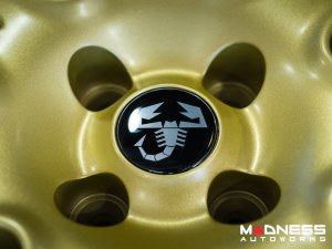 FIAT 500 ABARTH Tributo Ferrari Alloy Wheel Set - Gold Finish